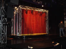 theatre curtain fading